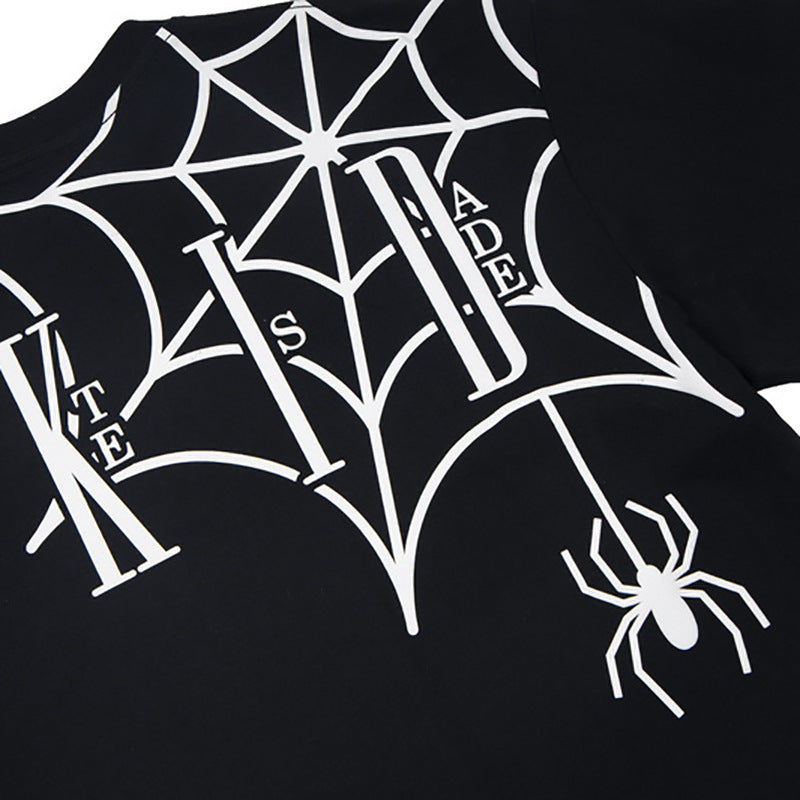 Dark Spider Web Short Sleeve