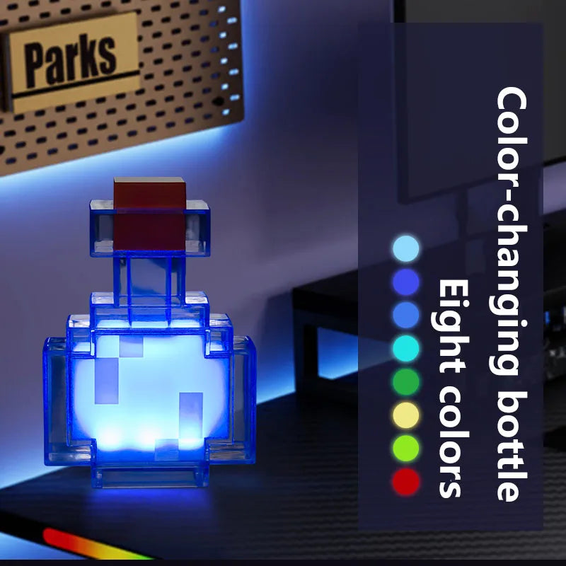 Game Medicine Bottle LED Night Light