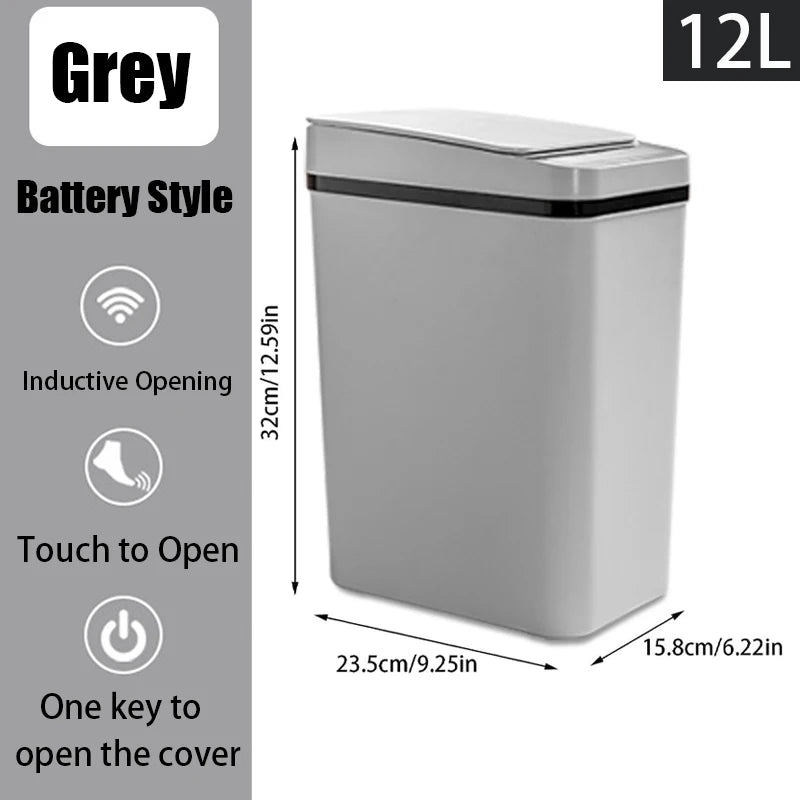 12L Touchless Motion Sensor Trash Can