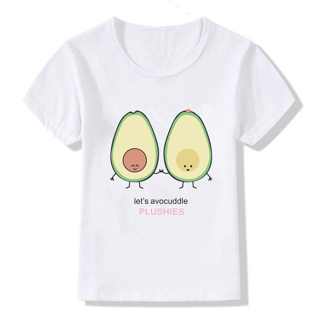 Kids Summer New Cute Vegan Boys Girls T Shirt