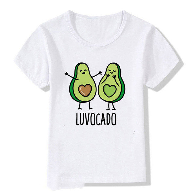 Kids Summer New Cute Vegan Boys Girls T Shirt