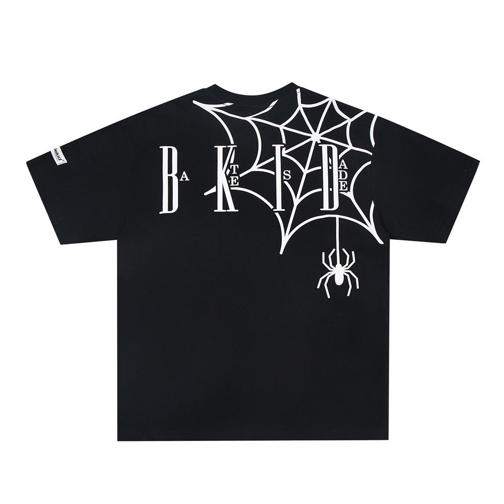 Dark Spider Web Short Sleeve