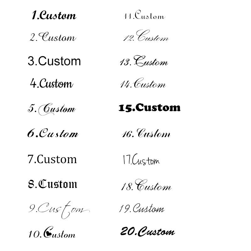 Customized Stainless Steel Name Pendant Necklace