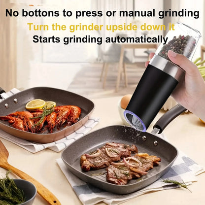 2-Piece Automatic Spice Grinder Set