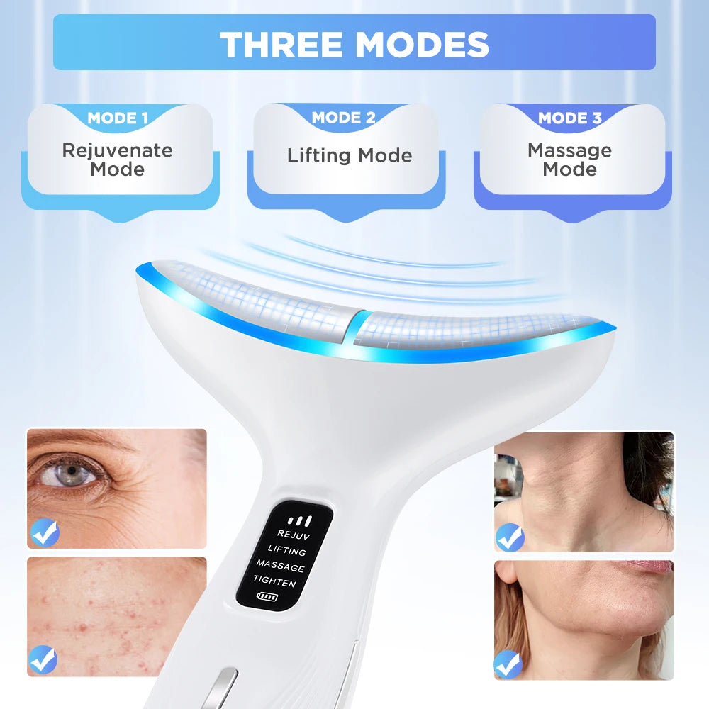 LED EMS Neck & Face Lifting Device