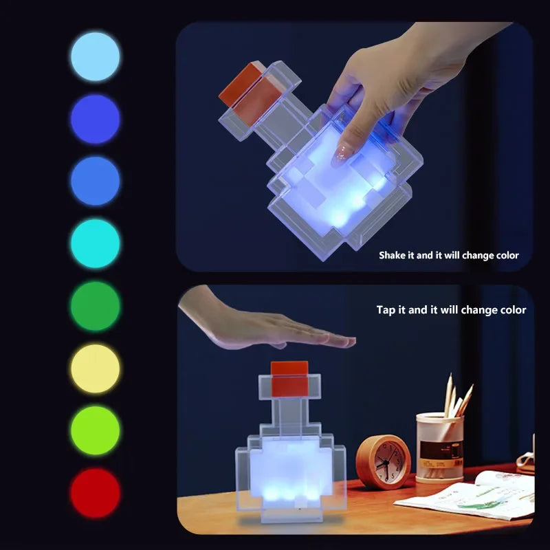Game Medicine Bottle LED Night Light