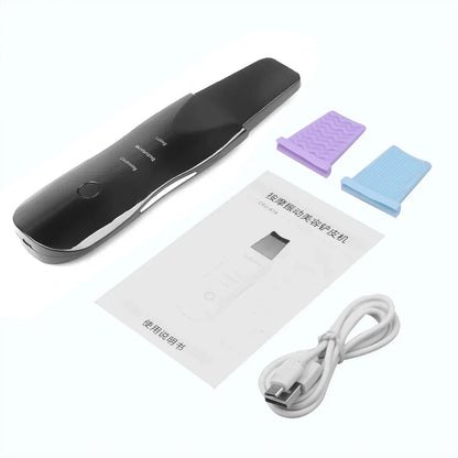 Professional Ultrasonic Facial Skin Scrubber - Ion Deep Cleansing Device