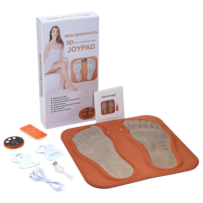 3D Foldable Foot Massager Pad with Calf Massage Mat 8 Modes