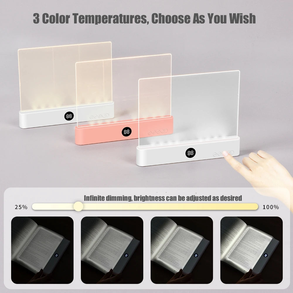 LED Flat Panel USB Reading Light