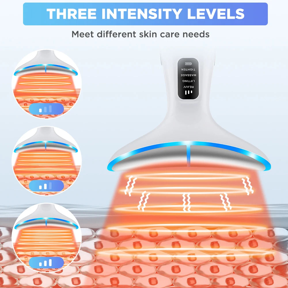 LED EMS Neck & Face Lifting Device