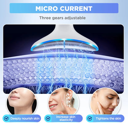 LED EMS Neck & Face Lifting Device