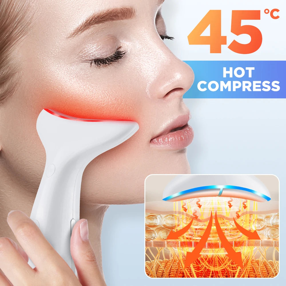LED EMS Neck & Face Lifting Device