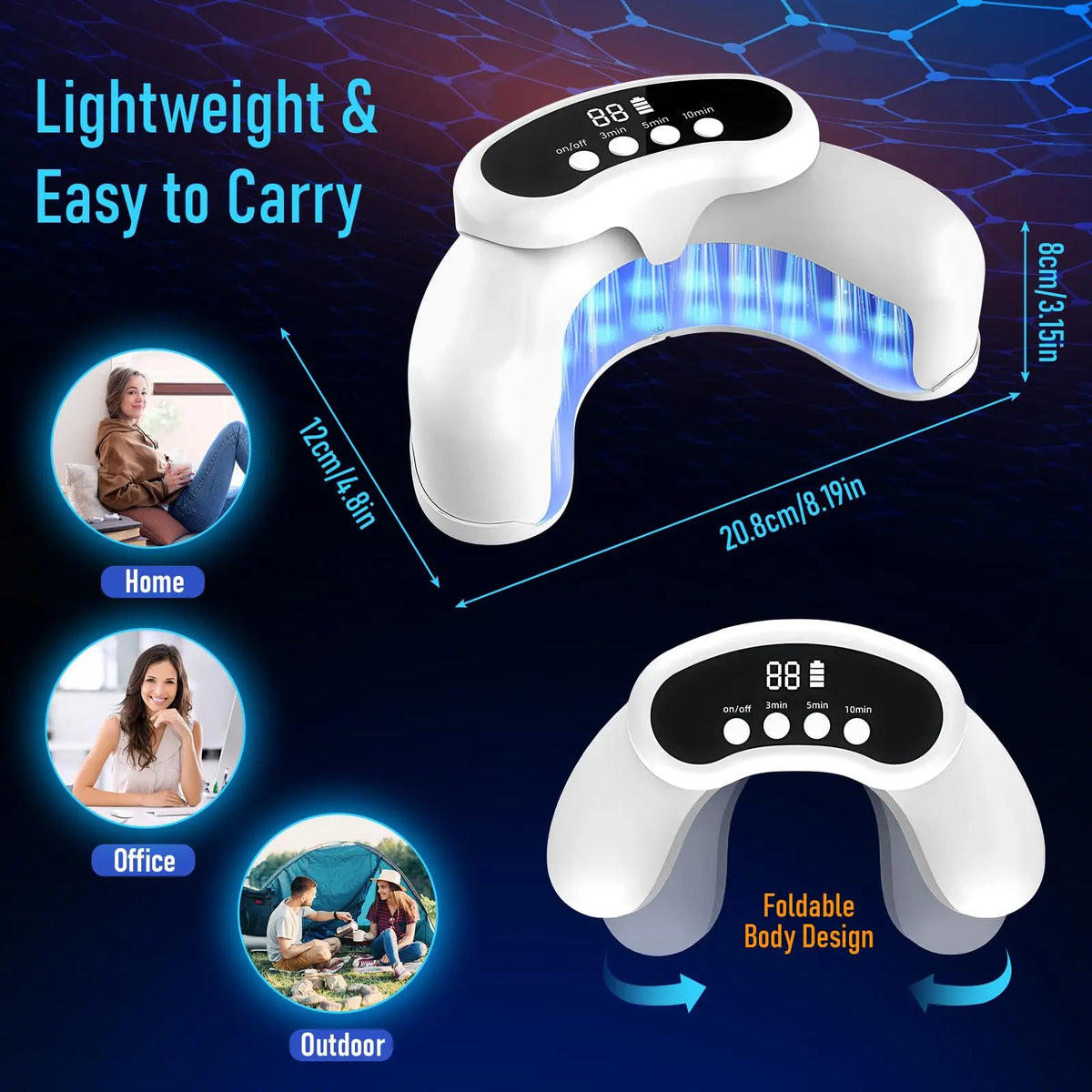 LED Nail Fungus Treatment Device (45W)