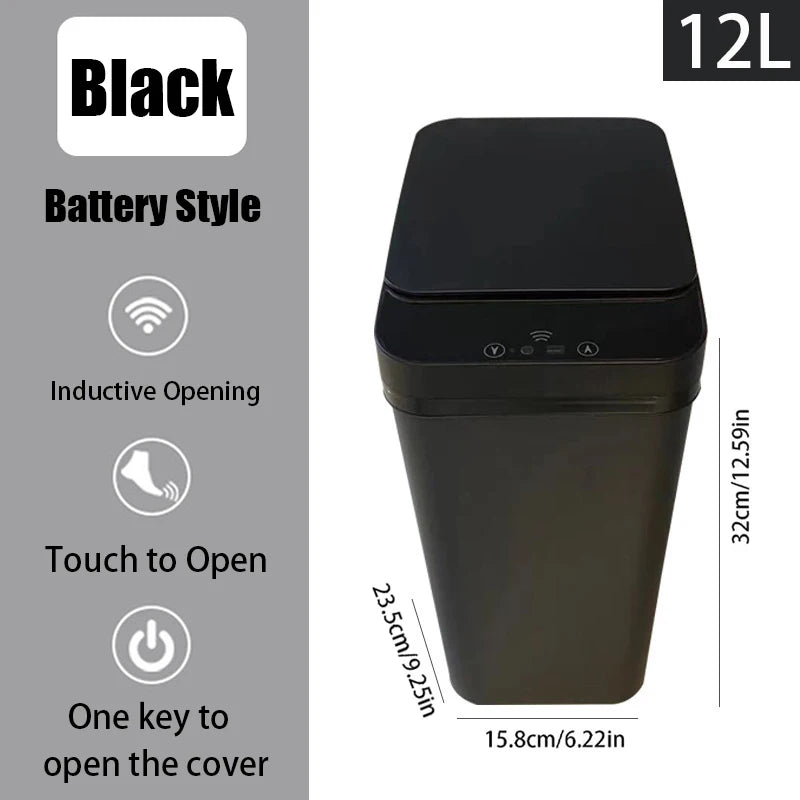 12L Touchless Motion Sensor Trash Can