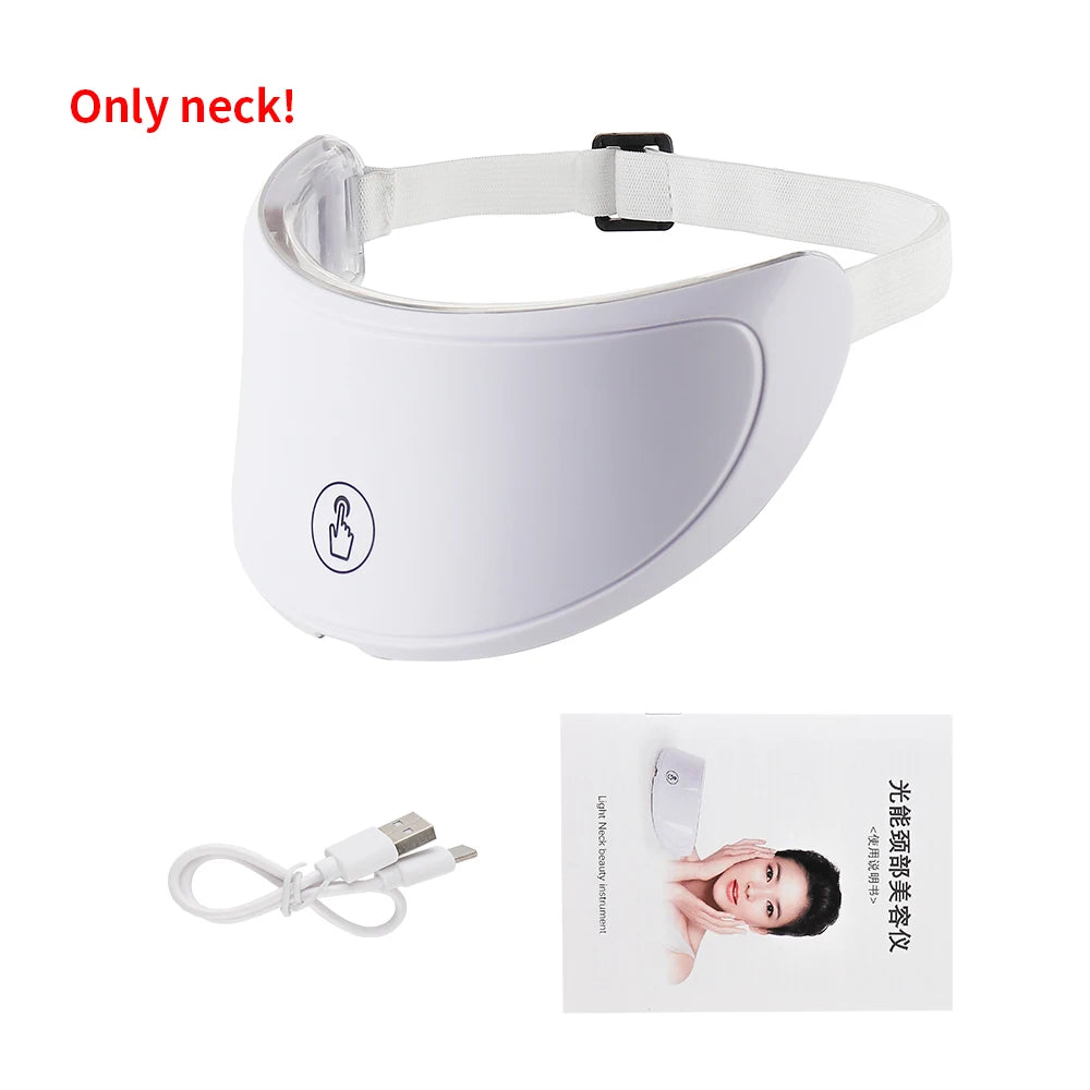 Wireless 7-Color LED Facial & Neck Beauty Mask