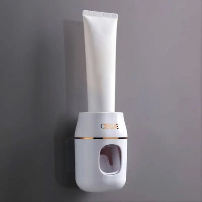 Automatic Toothpaste Squeezer & Storage Rack