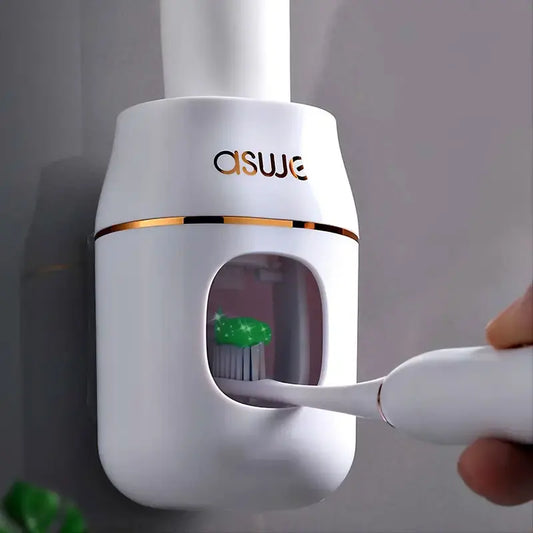Automatic Toothpaste Squeezer & Storage Rack