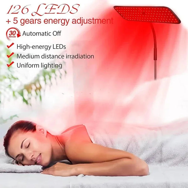 Red & Infrared Light Therapy Panel – 660nm 850nm Dual-Wavelength Wellness Lamp