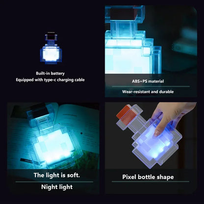 Game Medicine Bottle LED Night Light