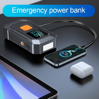 Portable Car Jump Starter & Air Pump