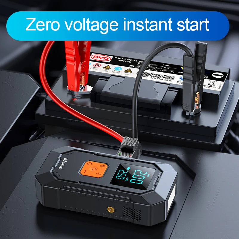Portable Car Jump Starter & Air Pump