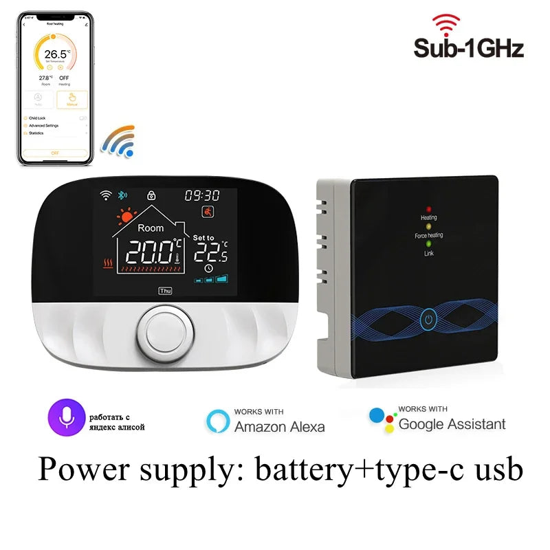 Smart WiFi RF Thermostat for Floor Heating
