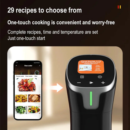 WiFi Sous Vide Immersion Cooker (1100W)