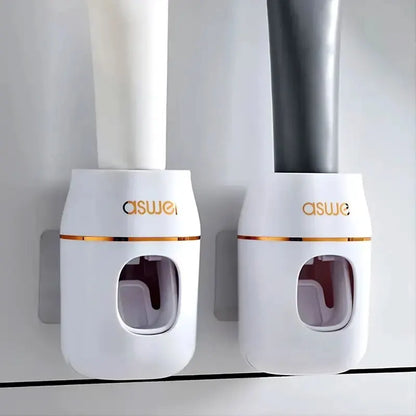 Automatic Toothpaste Squeezer & Storage Rack