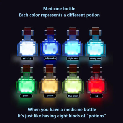 Game Medicine Bottle LED Night Light
