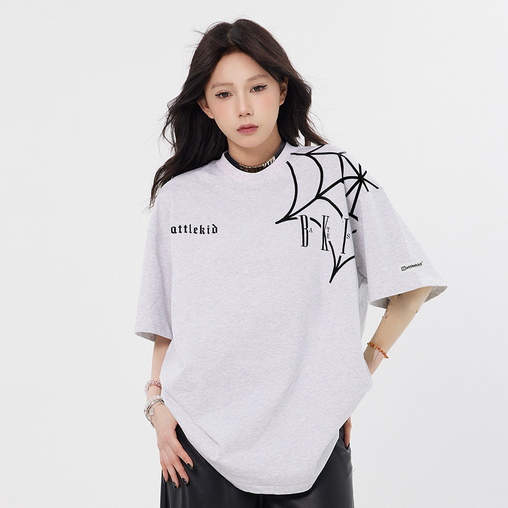 Dark Spider Web Short Sleeve