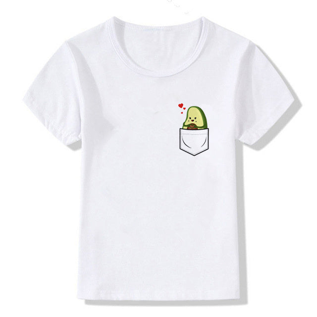 Kids Summer New Cute Vegan Boys Girls T Shirt