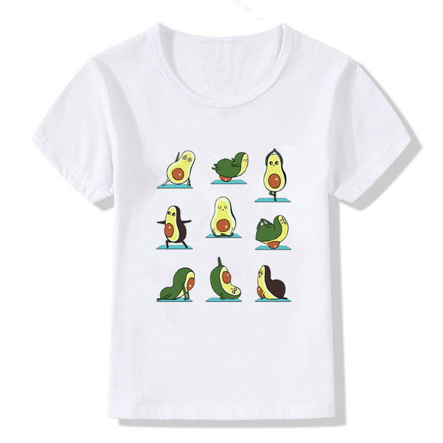 Kids Summer New Cute Vegan Boys Girls T Shirt