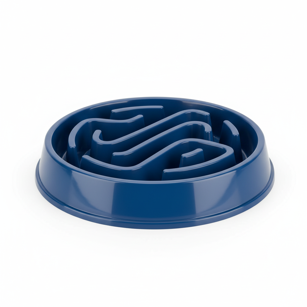 Dog Slow Feeder Bowl - Anti-Gulping Maze Bowl for Healthy Eating