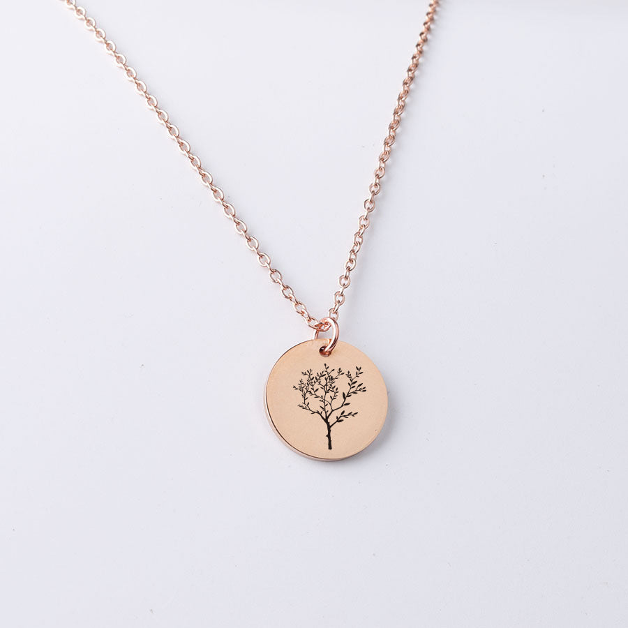 Personalized Simple Stainless Steel Pendant Necklace