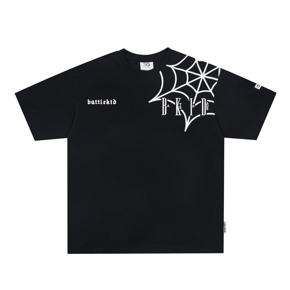 Dark Spider Web Short Sleeve