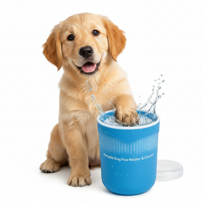 Pet Paw Cleaner Cup - Portable Dog Paw Washer & Cleaner