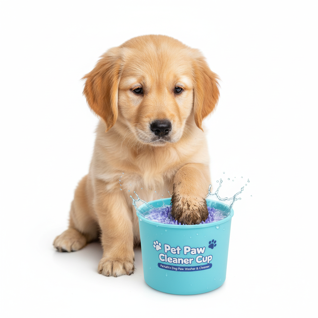 Pet Paw Cleaner Cup - Portable Dog Paw Washer & Cleaner
