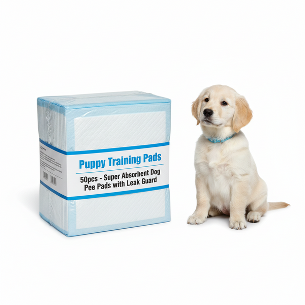 Puppy Training Pads 50pcs - Super Absorbent Dog Pee Pads with Leak Guard