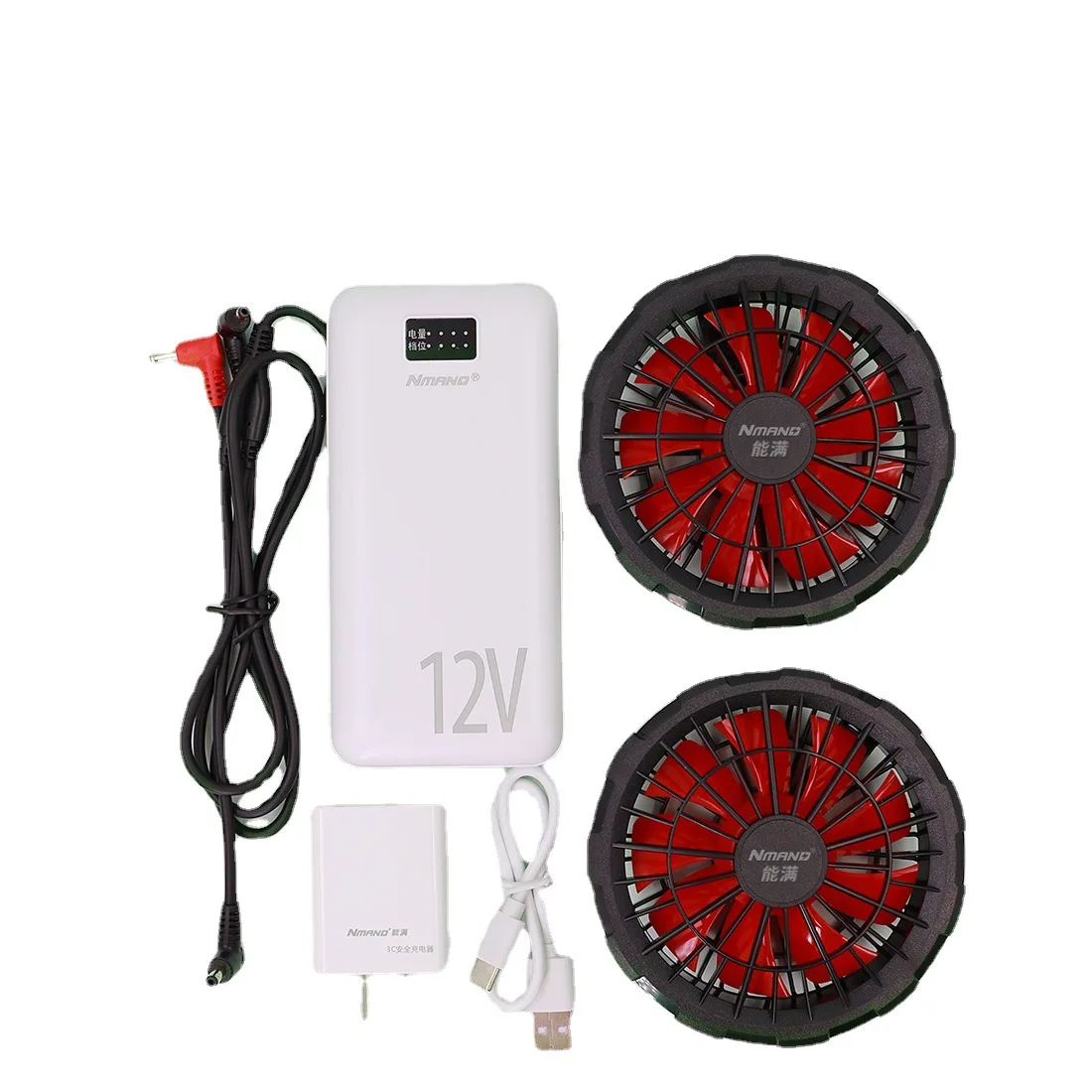 Portable 20,000mAh power bank with 12V output