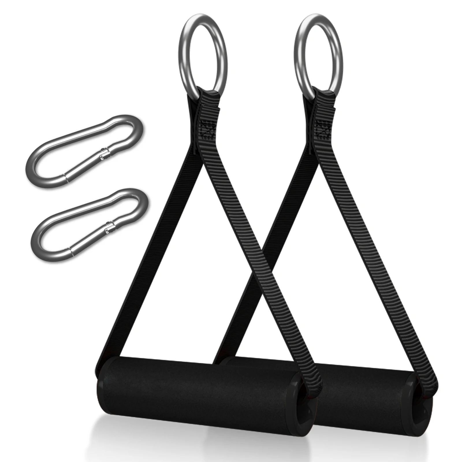 Tricep Rope Abdominal Crunches Cable Pull Down Laterals Biceps Muscle Training Fitness Body Building Gym Pull Rope