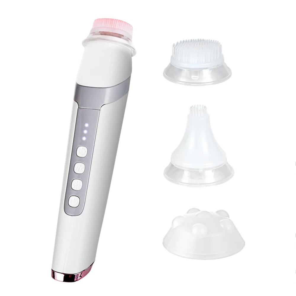 4 Tips CO2 Bubble Pen Aqua Skin Face Cleansing SPA Beauty Device CO2 Pods Massager Portable Oxygen Bubble Facial Machine