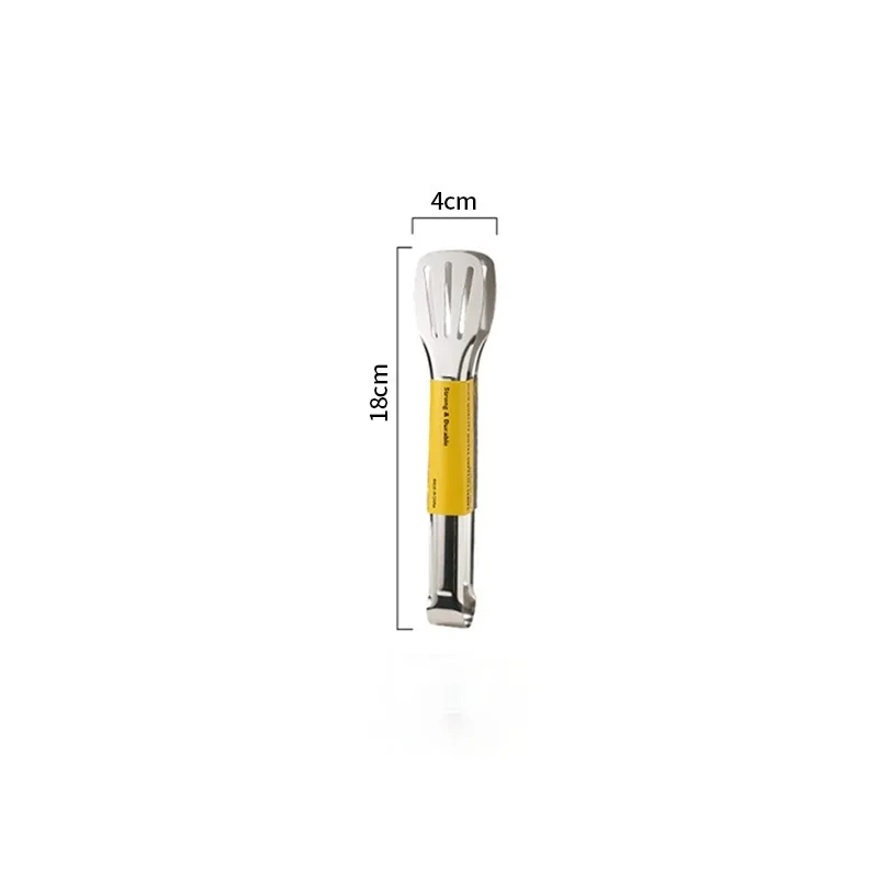 Stainless steel food tongs