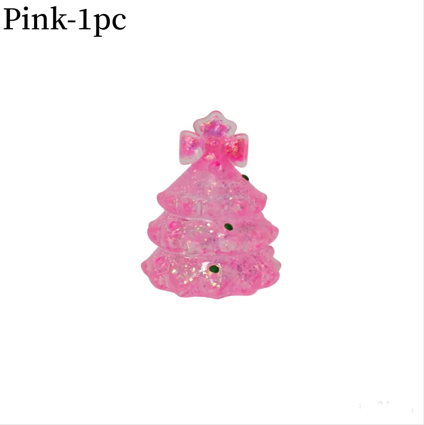 3D Christmas Tree Pinch Squishy Toy Slow Rising Stress Relief Stretching Squeezing Toy Figurine Maltose Filled Christmas Gift