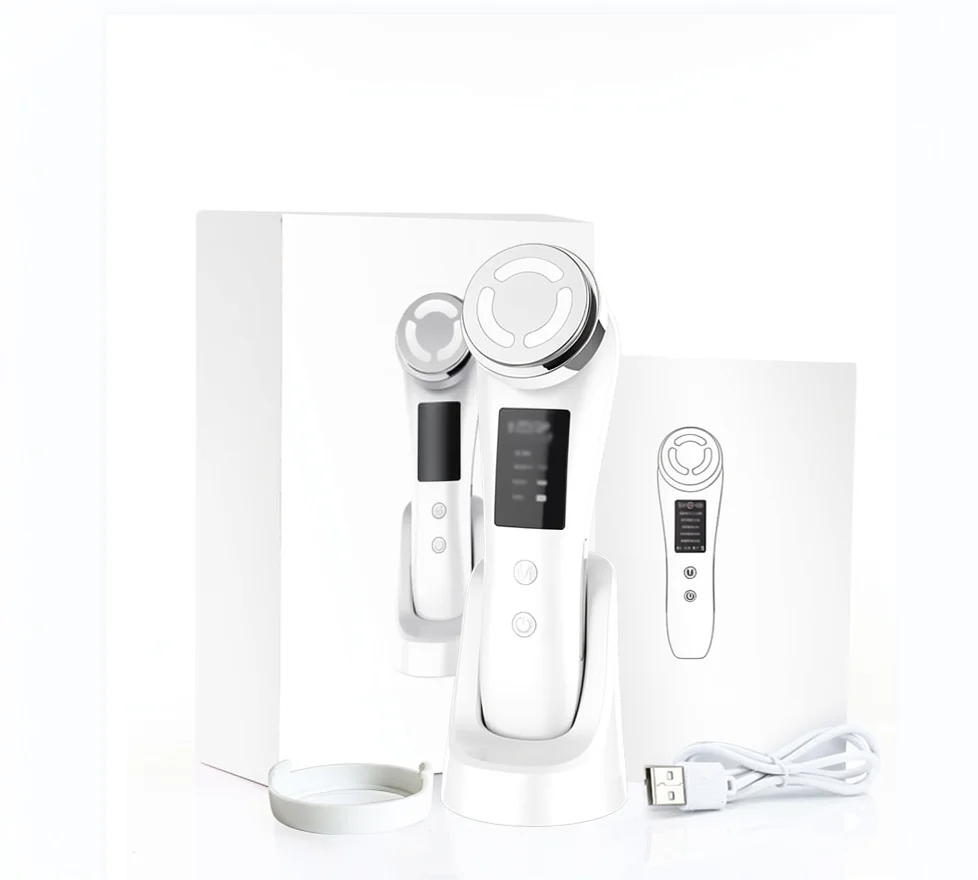 Skin Care Beauty Tool Facial Massager Led Photon Therapy Deep Cleansing Export Essence Import Machine Home Use