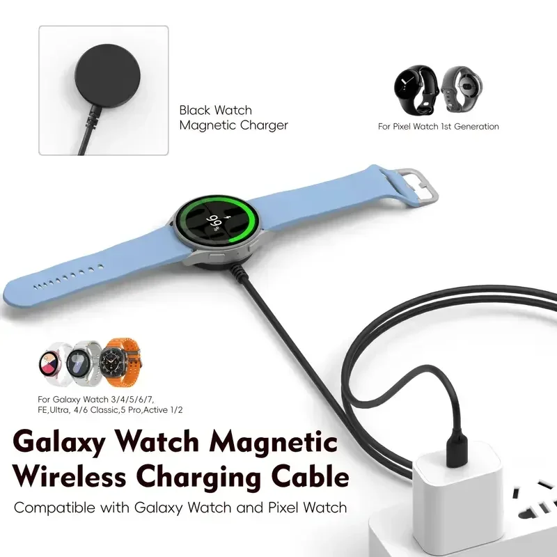 F25 magnetic wireless charging cable dock for Galaxy Watch