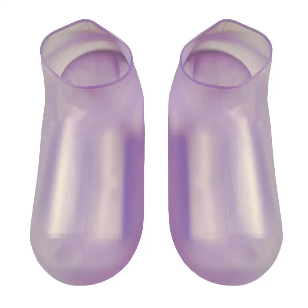 Silicone Moisturizing Socks Gloves Anti-cracking Foot & Hand mask Foot and Hand Care Reusable Washable Sock cover for Dry Skin