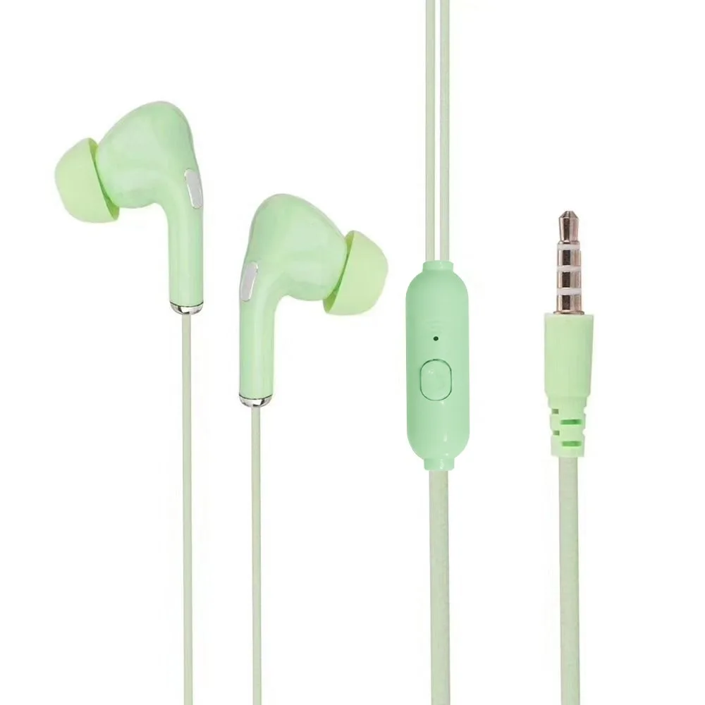 Wired In-Ear Earphones with Microphone and 3.5 mm Plug