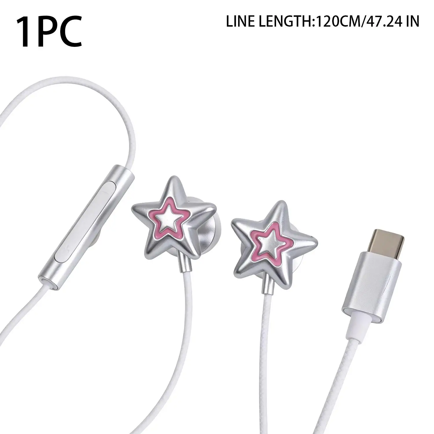 Wired USB-C In-Ear Earphones with Microphone