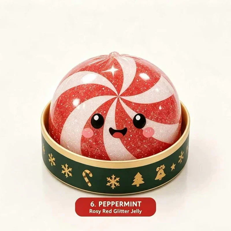 2026 Christmas Dumpling Squishy Snowman Elk Santa Claus Squeeze Ball with Box Stress Relief Merry Christmas New Year XMAS Gift