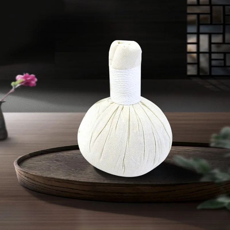 Thai Style Herbal Warm Compress Ball For Body Massage Relief Muscle Tension Wellness Health Relaxation Tool